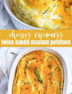 Twice Baked Mashed Potatoes long collage pin