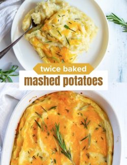 Twice baked mashed potatoes recipe short collage pin