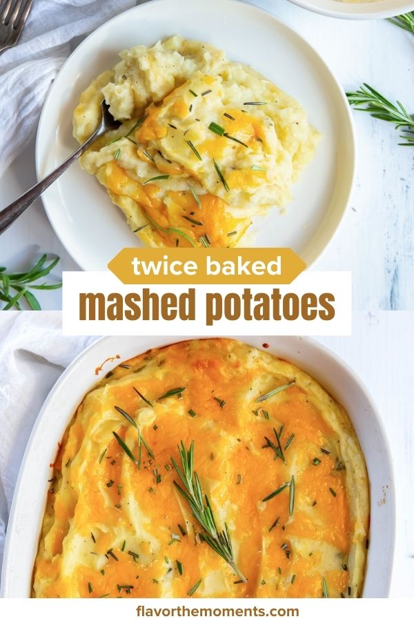 Cheesy Twice Baked Mashed Potatoes Flavor the Moments