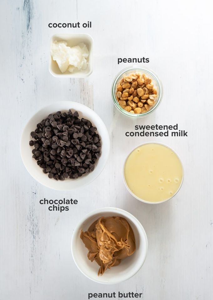 Chocolate peanut butter fudge recipe ingredients