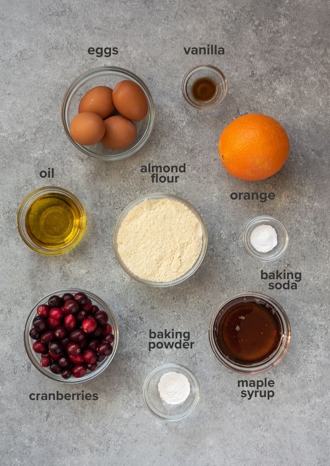 Cranberry orange muffin recipe ingredients