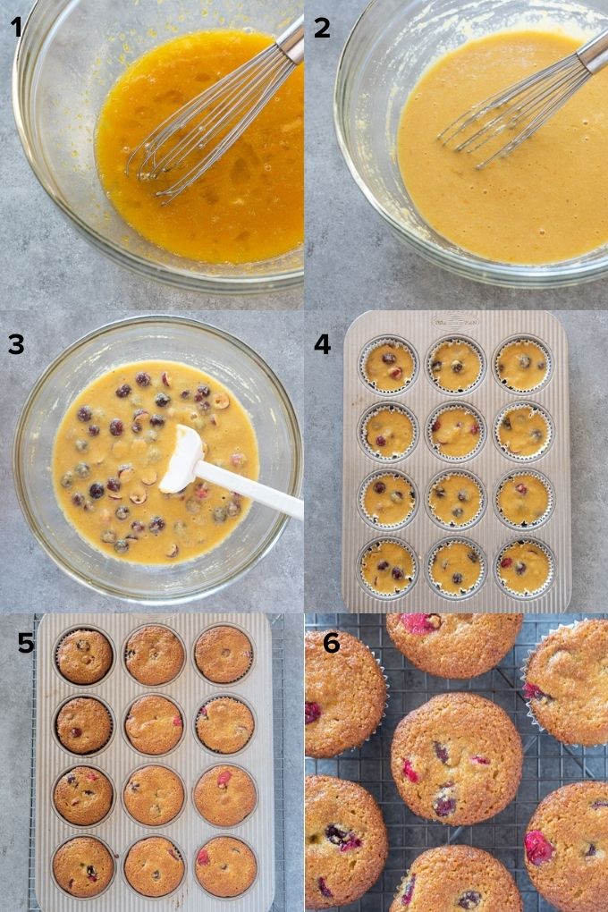 How to make cranberry orange muffins