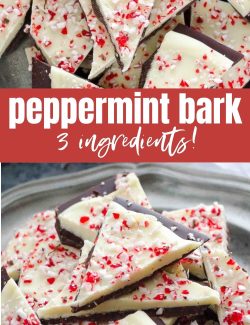 Peppermint bark recipe long collage pin