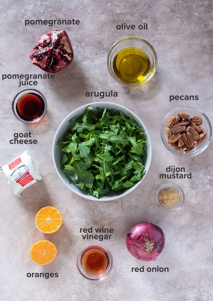 Pomegranate salad recipe ingredients