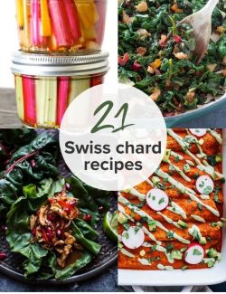 21 Swiss Chard recipes pin