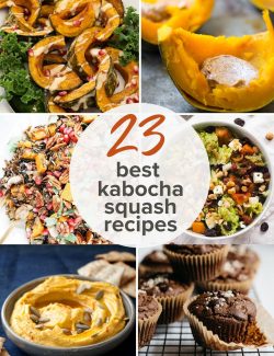 Kabocha squash recipes long collage pin