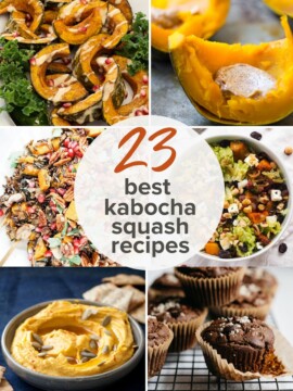 Kabocha squash recipes long collage pin
