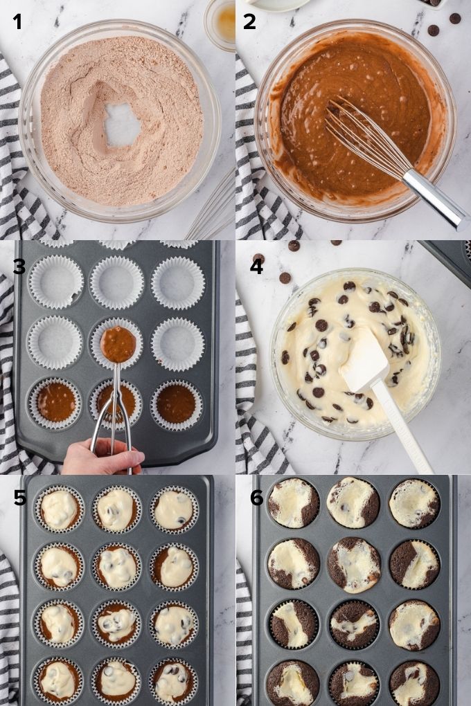 How to make black bottom cupcakes