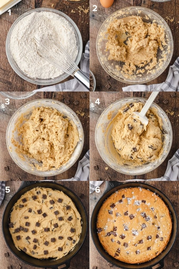How to make a skillet cookie