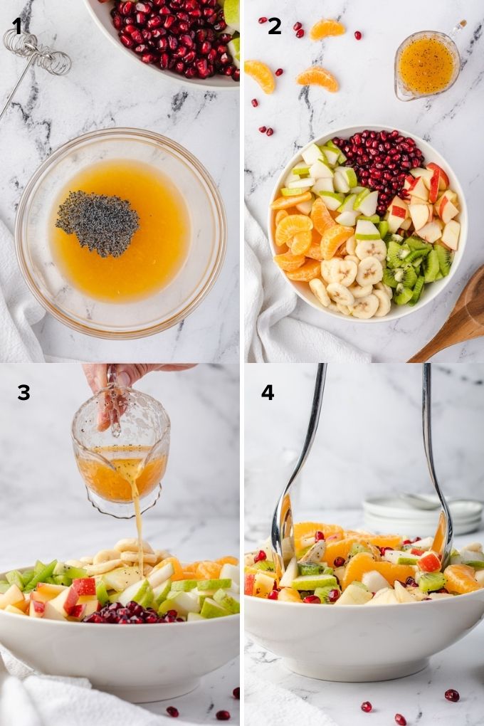 How to make winter fruit salad