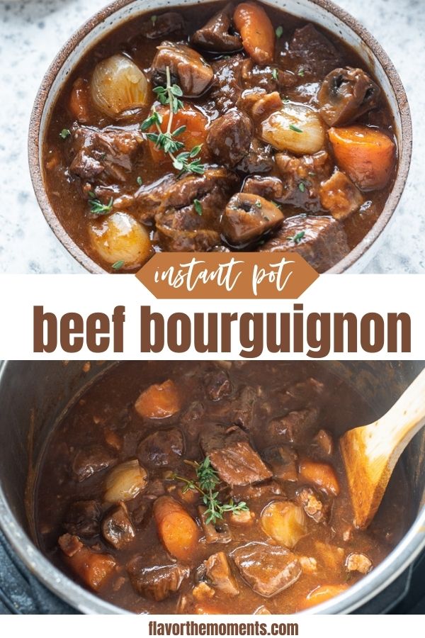 Instant Pot Beef Bourguignon Flavor the Moments