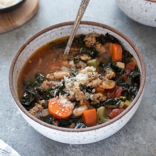 Italian Sausage Kale Soup Flavor The Moments