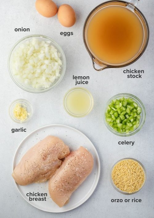 Slow Cooker Greek Lemon Chicken Soup Flavor the Moments