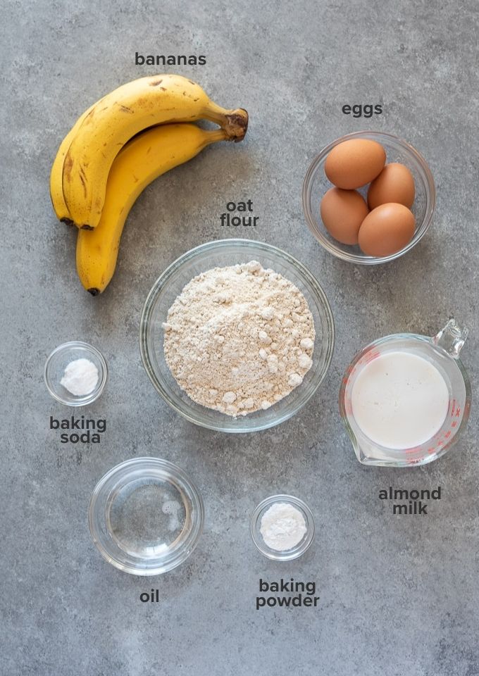 Banana waffle recipe ingredients