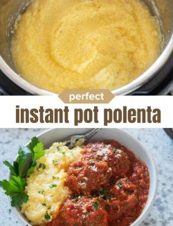 Instant pot polenta short collage pin