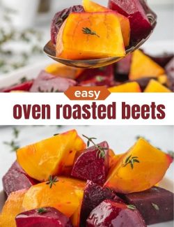 Oven roasted beets short collage pin