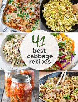 41 Best Cabbage recipes long collage pin