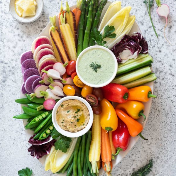 Easy Crudités Platter Flavor the Moments