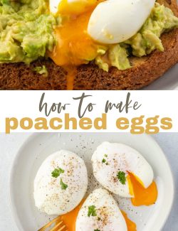 How to make poached eggs long collage pin