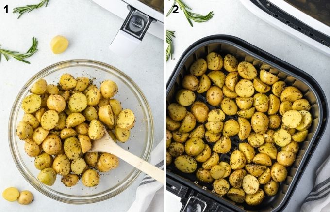 How to make air fryer roasted potatoes