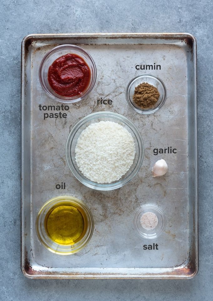 Mexican rice recipe ingredients