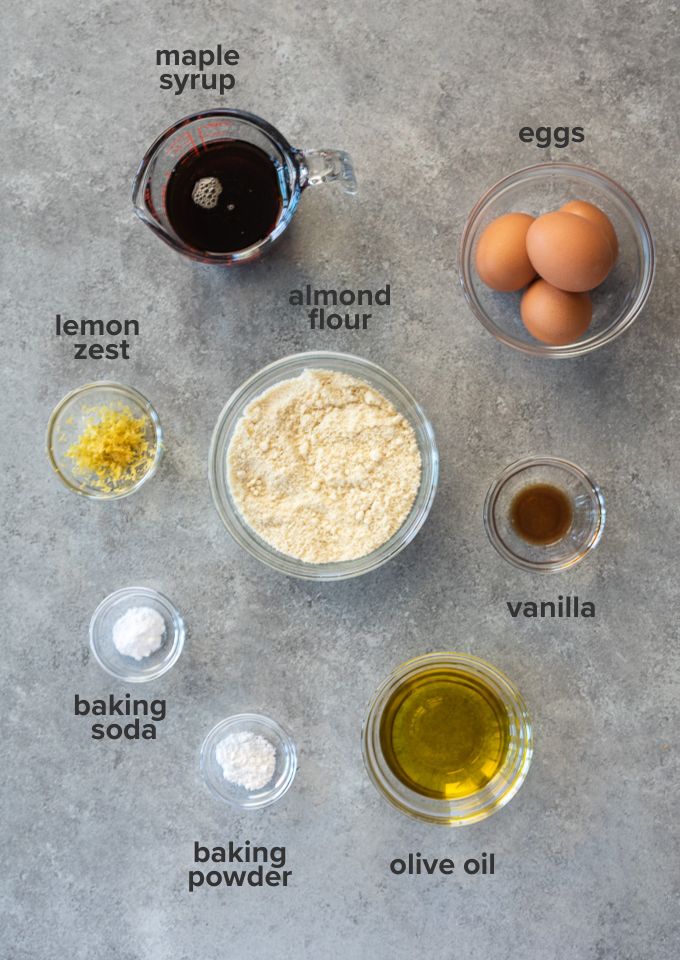 Almond flour cake ingredients
