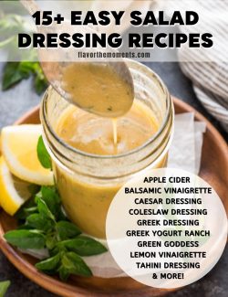 15+ Easy Salad Dressing Recipes pin