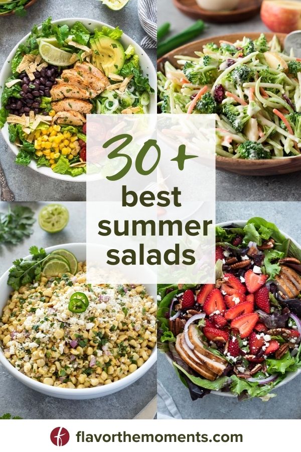 30+ Best Summer Salad Recipes - Flavor the Moments