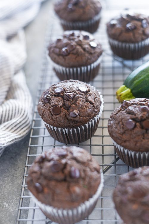 Chocolate Zucchini Muffins Flavor the Moments