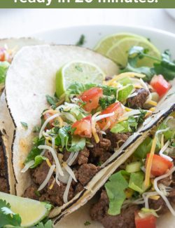 Ground beef tacos long pin