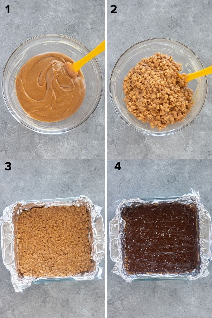 How to make peanut butter rice krispie treats