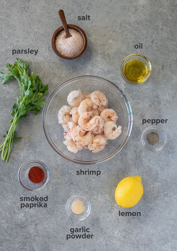 Air fryer shrimp recipe ingredients