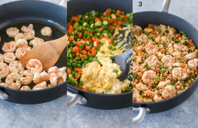 How to make shrimp fried rice