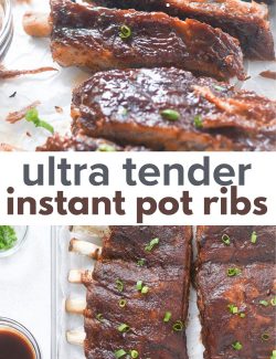 Instant pot ribs long collage pin