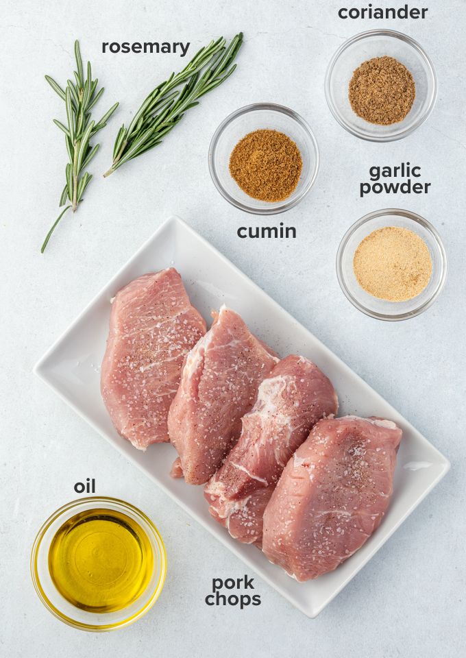 Oven baked pork chops ingredients