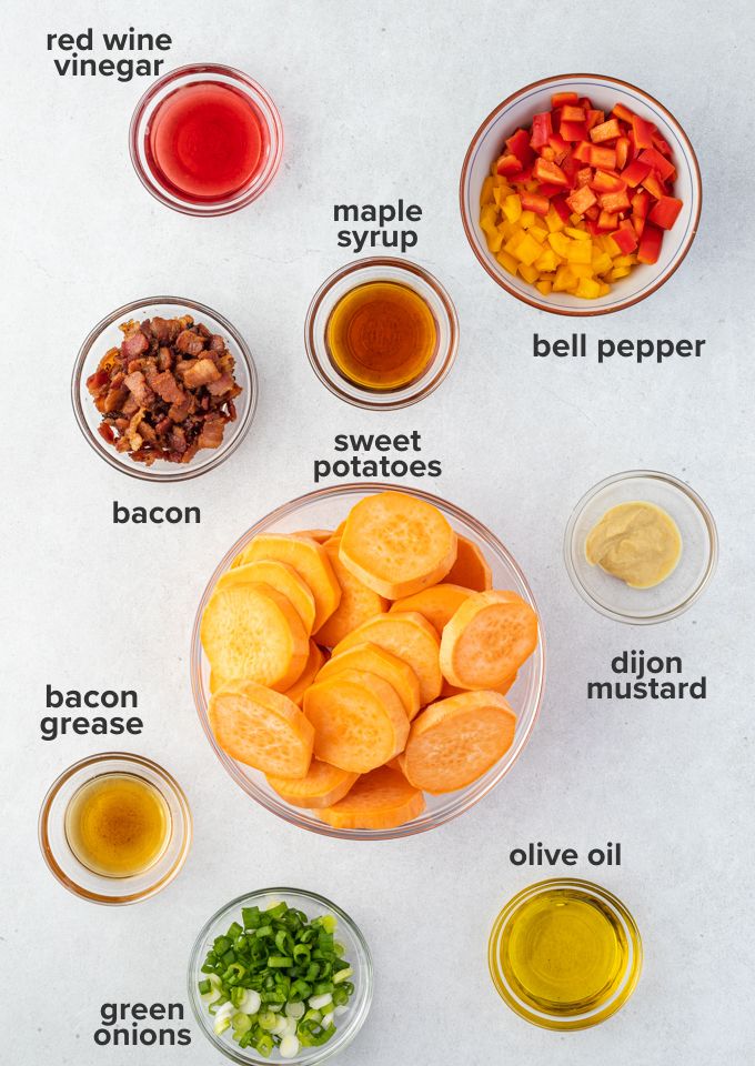 Grilled sweet potato salad recipe ingredients