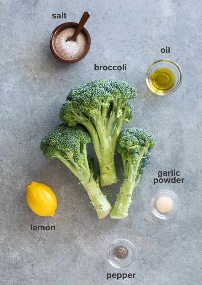 Air fryer broccoli ingredients
