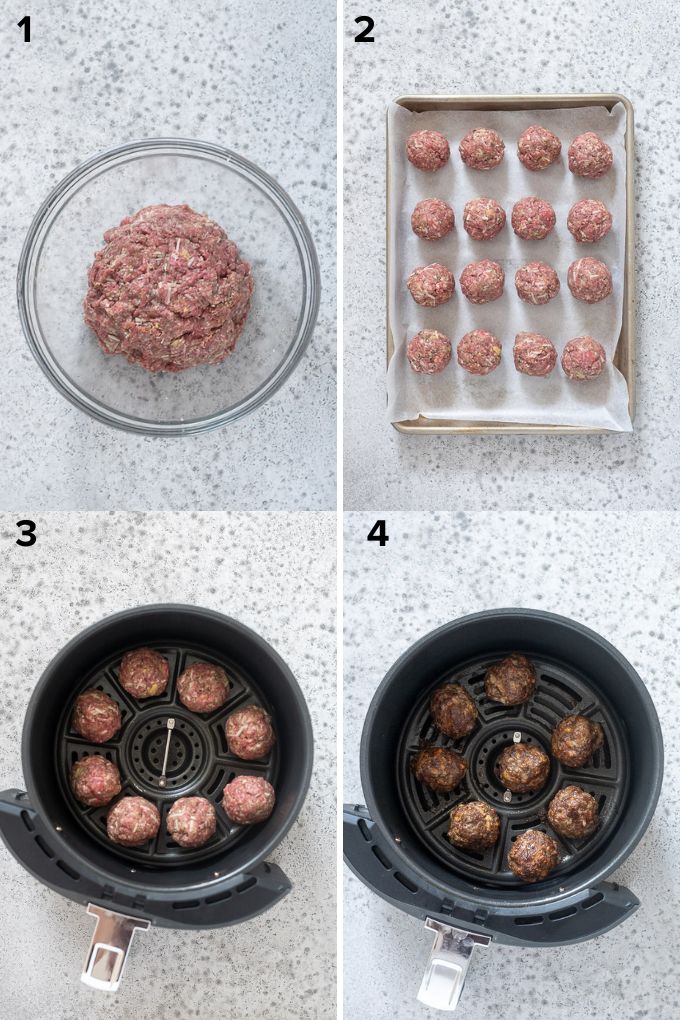 How to make meatballs in air fryer