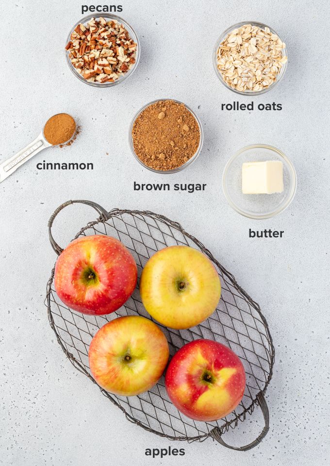 Baked apple recipe ingredients