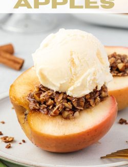 Easy Baked apples long pin