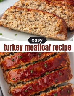 turkey meatloaf with oatmeal short collage pin