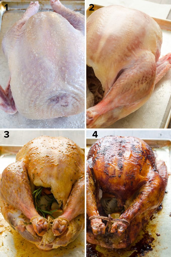 How to make dry brine roast turkey