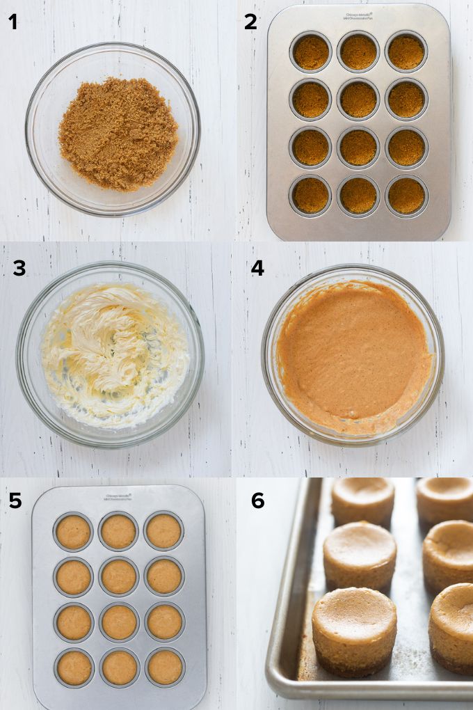 How to make mini pumpkin cheesecakes