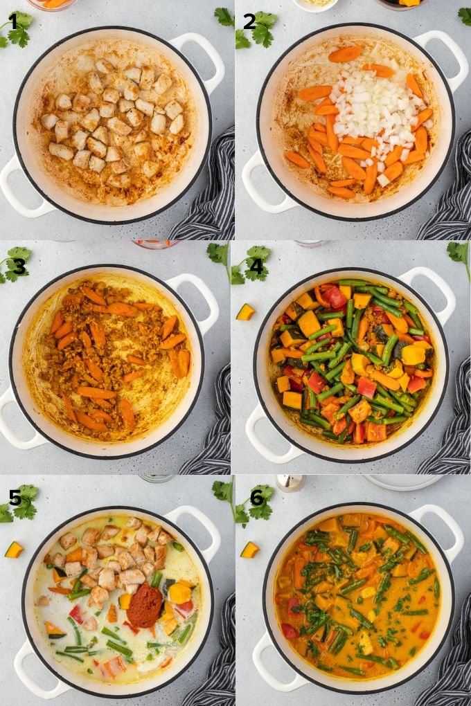 how to make pumpkin curry collage