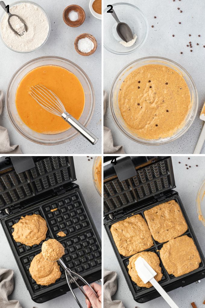 How to make pumpkin waffles