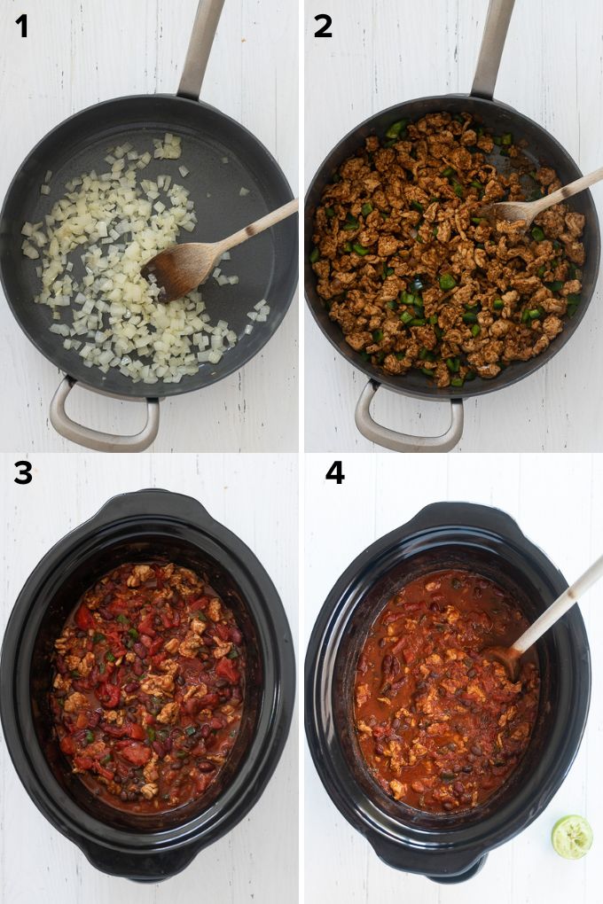 How to make turkey chili recipe crock pot