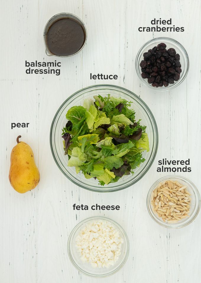 Pear salad recipe ingredients