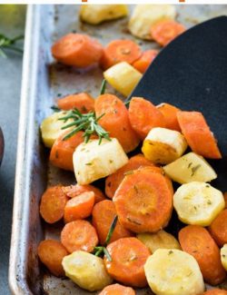 Roasted Carrots and Parsnips long pin
