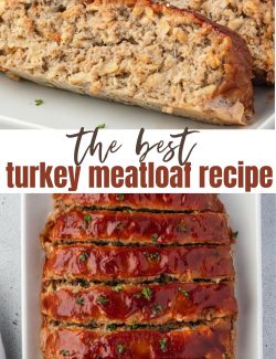 best turkey meatloaf recipe long collage pin
