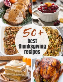 Best thanksgiving recipes collage pin